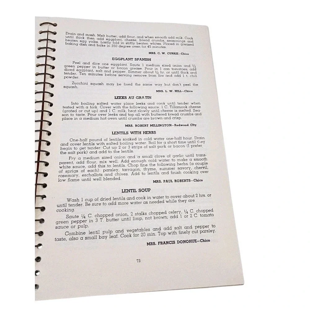 Four'N Twenty Blackbirds‎ California Game Cookery Ringbound Community Cookbook